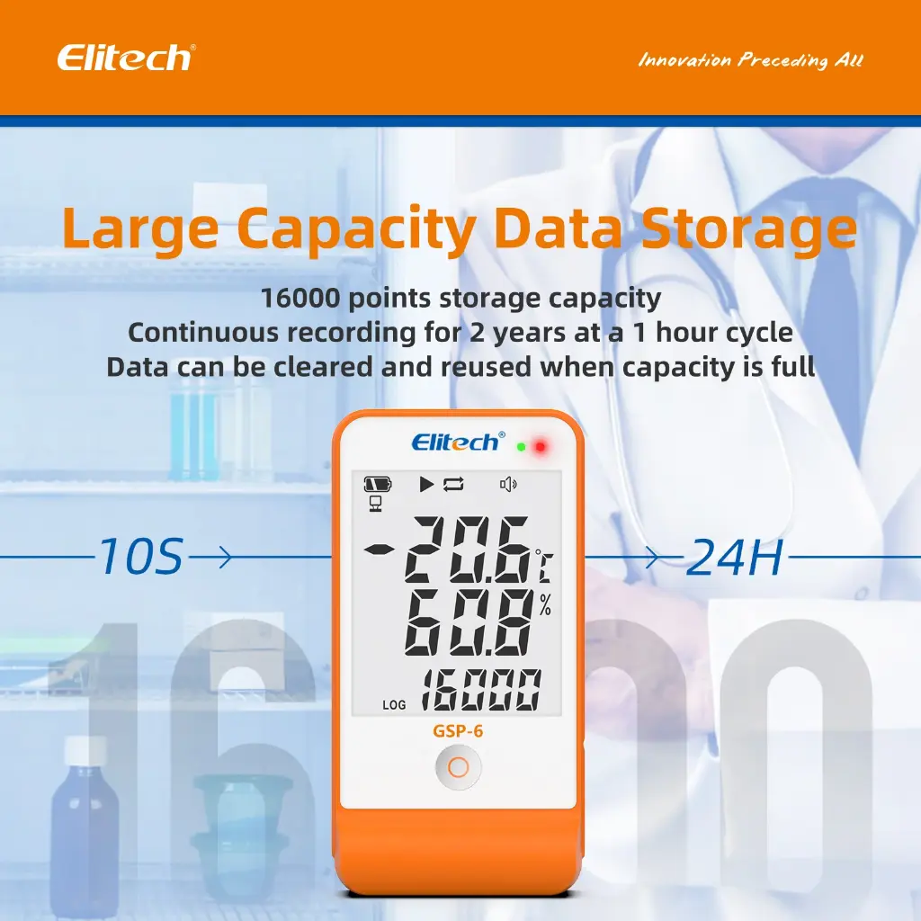 Termohigrómetro Data logger
